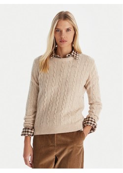 Robe di Kappa Sweter Jolie 65116CW Beżowy Regular Fit ze sklepu MODIVO w kategorii Swetry damskie - zdjęcie 186680062