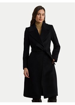LAUREN RALPH LAUREN Płaszcz wełniany 297962169001 Czarny Regular Fit ze sklepu MODIVO w kategorii Płaszcze damskie - zdjęcie 186680084