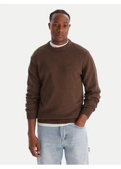 Quiksilver Sweter Salt Water EQYSW03326 Brązowy Regular Fit ze sklepu MODIVO w kategorii Swetry męskie - zdjęcie 186680122