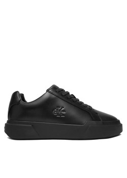 Calvin Klein Sneakersy Chunky Cupsole Laceup Lth Wn YW0YW01947 Czarny ze sklepu MODIVO w kategorii Buty sportowe damskie - zdjęcie 186680164