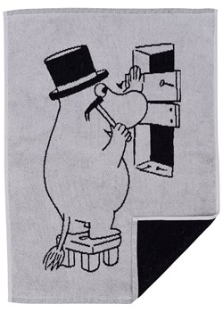 Moomin Ręcznik &quot;Moominpappa&quot; w kolorze szaro-czarnym do rąk - 70 x 50 cm ze sklepu Limango Polska w kategorii Ręczniki - zdjęcie 186682051