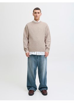 Jack &amp; Jones Sweter w kolorze beżowym ze sklepu Limango Polska w kategorii Swetry męskie - zdjęcie 186682901