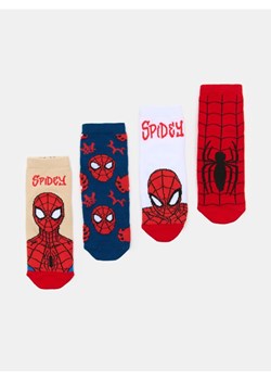 Sinsay - Skarpetki 4 pack Spider-Man - wielobarwny ze sklepu Sinsay w kategorii Skarpetki dziecięce - zdjęcie 186684794