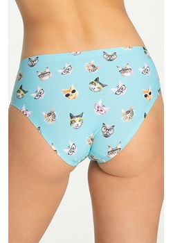 Julimex figi damskie Cats Simple Classic, Kolor niebieski-wzór, Rozmiar 2XL, Julimex ze sklepu Primodo w kategorii Majtki damskie - zdjęcie 186685971
