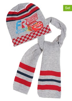 Disney Cars 2-częściowy zestaw &quot;Auta&quot; w kolorze czerwono-szarym ze sklepu Limango Polska w kategorii Czapki dziecięce - zdjęcie 186686073