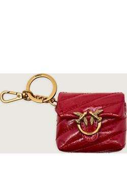 Pinko Skórzane etui na słuchawki LOVE PUFF SHINY ze sklepu Gomez Fashion Store w kategorii Etui - zdjęcie 186687070