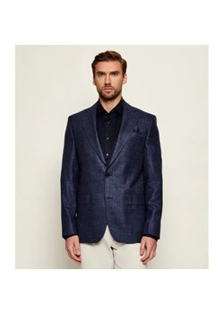 Sand Copenhagen Wełniana marynarka z poszetką Star Napoli | Modern fit | z dodatkiem jedwabiu ze sklepu Gomez Fashion Store w kategorii Marynarki męskie - zdjęcie 186687083