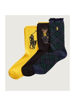 POLO RALPH LAUREN Skarpety 3-pack HOLD BR GTBX-CREW ze sklepu Gomez Fashion Store w kategorii Skarpetki damskie - zdjęcie 186688102