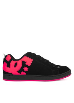 Sneakersy DC Shoes COURT GRAFFIK 300678-BHP Czarny ze sklepu eobuwie.pl w kategorii Buty sportowe damskie - zdjęcie 186688850