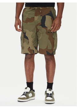 DC Shoes Szorty materiałowe Tundra ADYWS03086 Zielony Regular Fit ze sklepu MODIVO w kategorii Spodenki męskie - zdjęcie 186690914