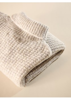 Reserved - Golf z domieszką wełny - złamana biel ze sklepu Reserved w kategorii Swetry dziewczęce - zdjęcie 186695101