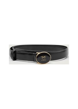 Pinko Skórzany pasek ROUND ENAMEL ze sklepu Gomez Fashion Store w kategorii Paski damskie - zdjęcie 186697182