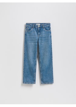 Reserved - Jeansy straight fit - niebieski - id: 800FF-55J - marki Reserved - 186698602 Reserved - Jeansy straight fit - niebieski ze sklepu Reserved w kategorii Spodnie dziewczęce - zdjęcie 186698602