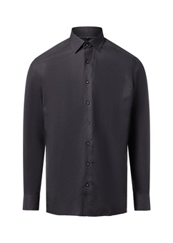 Finshley & Harding Koszula męska - Easy Care Mężczyźni Modern Fit Bawełna antracytowy wzorzysty ze sklepu vangraaf w kategorii Koszule męskie - zdjęcie 186698970