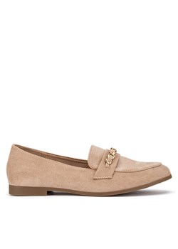 Loafersy DeeZee WSS270205-06 Beżowy - id: 5905588799917 - marki DeeZee - 186699510 Loafersy DeeZee WSS270205-06 Beżowy ze sklepu eobuwie.pl w kategorii Lordsy damskie - zdjęcie 186699510