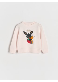Reserved - Bluza Bing - pastelowy róż ze sklepu Reserved w kategorii Bluzki dziewczęce - zdjęcie 186701824