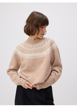 Reserved - Sweter z wełną - złamana biel ze sklepu Reserved w kategorii Swetry damskie - zdjęcie 186701862