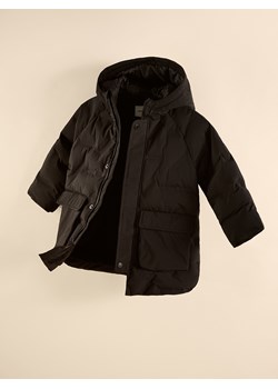 Reserved - Ocieplana parka z kapturem - czarny ze sklepu Reserved w kategorii Kurtki chłopięce - zdjęcie 186701912