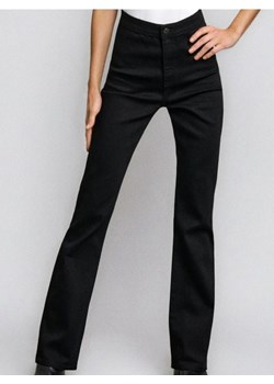 Sinsay - Jeansy flare high waist - czarny ze sklepu Sinsay w kategorii Jeansy damskie - zdjęcie 186703053