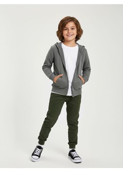 Sinsay - Jeansy jogger z efektem sprania - zielony - id: 939EM-87J - marki Sinsay - 186703082 Sinsay - Jeansy jogger z efektem sprania - zielony ze sklepu Sinsay w kategorii Spodnie chłopięce - zdjęcie 186703082