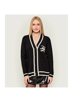 Karl Lagerfeld Kardigan Soutache autograph | z dodatkiem wełny ze sklepu Gomez Fashion Store w kategorii Swetry damskie - zdjęcie 186703990