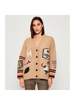 Weekend MaxMara Wełniany kardigan BELGIO | Oversize fit ze sklepu Gomez Fashion Store w kategorii Swetry damskie - zdjęcie 186704022