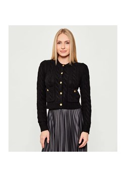 POLO RALPH LAUREN Wełniany kardigan Cable | Cropped Fit | z dodatkiem kaszmiru ze sklepu Gomez Fashion Store w kategorii Swetry damskie - zdjęcie 186704031