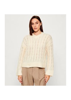 MAX&Co. Wełniany sweter CLAVIER | Regular Fit ze sklepu Gomez Fashion Store w kategorii Swetry damskie - zdjęcie 186704061