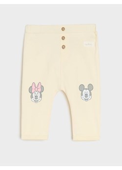 Sinsay - Spodnie Mickey Mouse - kremowy ze sklepu Sinsay w kategorii Odzież dla niemowląt - zdjęcie 186704930