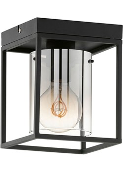 FISCHER &amp; HONSEL Lampa sufitowa &quot;Samu&quot; w kolorze czarnym - 16 x 16 cm ze sklepu Limango Polska w kategorii Oświetlenie - zdjęcie 186704983