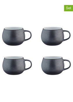 Björn Kubki (4 szt.) &quot;Gourmet&quot; w kolorze czarno-białym - 700 ml ze sklepu Limango Polska w kategorii Dzbanki i zaparzacze - zdjęcie 186705012