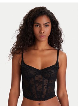 Hunkemöller Biustonosz z fiszbiną Darcy 302364 Czarny ze sklepu MODIVO w kategorii Biustonosze - zdjęcie 186705530
