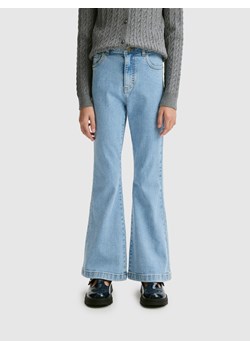 Reserved - Jeansy flare high waist - niebieski - id: 808FF-05J - marki Reserved - 186705910 Reserved - Jeansy flare high waist - niebieski ze sklepu Reserved w kategorii Spodnie dziewczęce - zdjęcie 186705910