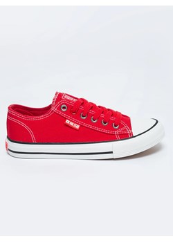 Trampki damskie niskie czerwone JJ274A530 603 ze sklepu Big Star w kategorii Trampki damskie - zdjęcie 186706952