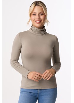 Golf Babell Beverly oliwka ze sklepu kontri.pl w kategorii Bluzki damskie - zdjęcie 186707803