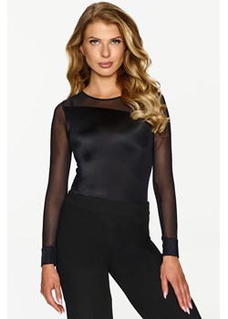 Body klasyczne Lupo 256 czarny ze sklepu kontri.pl w kategorii Body damskie - zdjęcie 186707812
