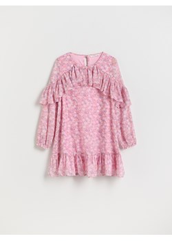 Reserved - Sukienka w kwiaty - wielobarwny ze sklepu Reserved w kategorii Sukienki dziewczęce - zdjęcie 186708112