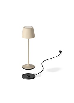 Nowoczesna lampa LED do gastronomii LUNA MICRO ceramiczny kremowy biały 6 sztuk/komplet ze sklepu Lysne w kategorii Lampy stołowe - zdjęcie 186708283