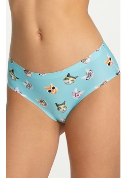 Julimex figi damskie Cats Simple Classic, Kolor niebieski-wzór, Rozmiar 2XL, Julimex ze sklepu Intymna w kategorii Majtki damskie - zdjęcie 186709624