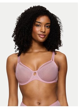 Triumph Biustonosz z fiszbiną Signature Sheer 10215906 Różowy ze sklepu MODIVO w kategorii Biustonosze - zdjęcie 186710694