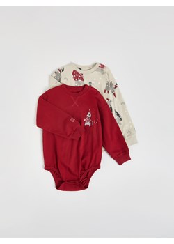 Reserved - BABIES` BODY SUIT - czerwony - id: 985FG-33X - marki Reserved - 186712451 Reserved - BABIES` BODY SUIT - czerwony ze sklepu Reserved w kategorii Body niemowlęce - zdjęcie 186712451