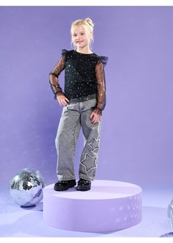 Sinsay - Jeansy wide leg - szary - id: 690DY-86J - marki Sinsay - 186712942 Sinsay - Jeansy wide leg - szary ze sklepu Sinsay w kategorii Spodnie dziewczęce - zdjęcie 186712942