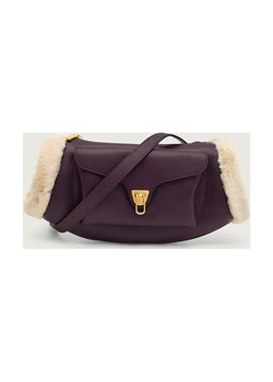 Coccinelle Skórzana torebka na ramię BEAT | shearling ze sklepu Gomez Fashion Store w kategorii Listonoszki - zdjęcie 186715402
