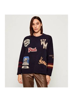Weekend MaxMara Wełniany sweter PAVIDI | Relaxed fit ze sklepu Gomez Fashion Store w kategorii Swetry damskie - zdjęcie 186715474