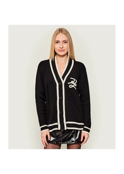Karl Lagerfeld Kardigan Soutache autograph | z dodatkiem wełny ze sklepu Gomez Fashion Store w kategorii Swetry damskie - zdjęcie 186715490