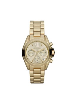 Zegarek Michael Kors Mini Bradshaw MK5798 Złoty ze sklepu eobuwie.pl w kategorii Zegarki - zdjęcie 186718051
