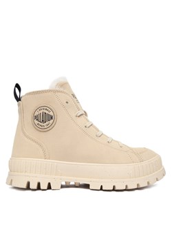 Trapery Palladium Pallashock Zip Warm 74353-210-M Beżowy ze sklepu eobuwie.pl w kategorii Buty trekkingowe męskie - zdjęcie 186718074
