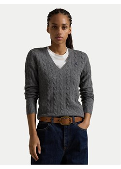 Polo Ralph Lauren Sweter 211910422013 Szary Regular Fit ze sklepu MODIVO w kategorii Swetry damskie - zdjęcie 186718721