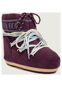 Moon Boot Śniegowce MB ICON LOW SUEDE LACES | zamsz ze sklepu Gomez Fashion Store w kategorii Śniegowce damskie - zdjęcie 186720840