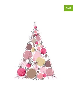 ppd Serwetki (40 szt.) &quot;Very Merry&quot; w kolorze jasnoróżowo-jasnobrązowym ze sklepu Limango Polska w kategorii Akcesoria kuchenne - zdjęcie 186722232